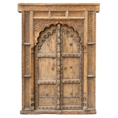 A Monumental Antique Indian Doorway