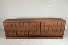 A Monumental Brutalist Console with Geometric Doors, Belgium