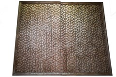 A Monumental Indian Ceiling Panel with Original Patina