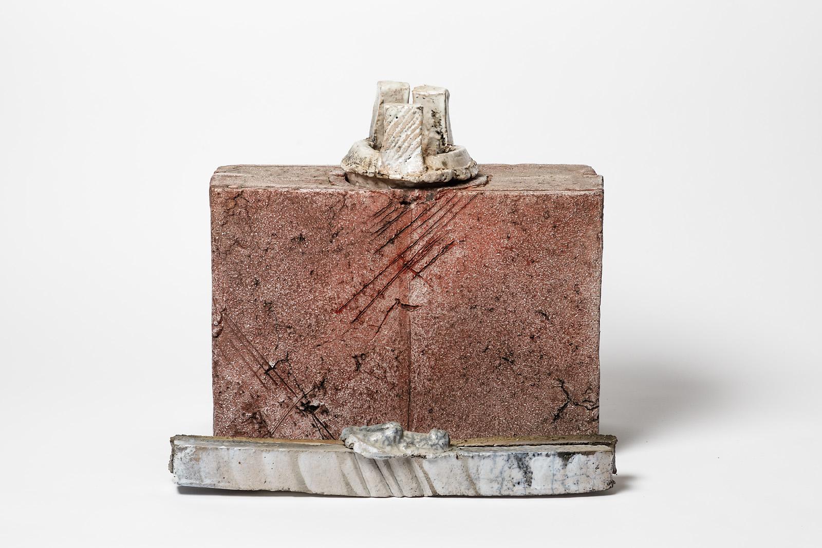 Monumental Ceramic Box  by Camille Virot, circa 1990-2000 For Sale 2