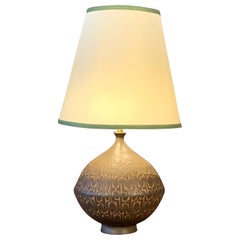 Vintage Monumental Clyde Burt Ceramic Lamp
