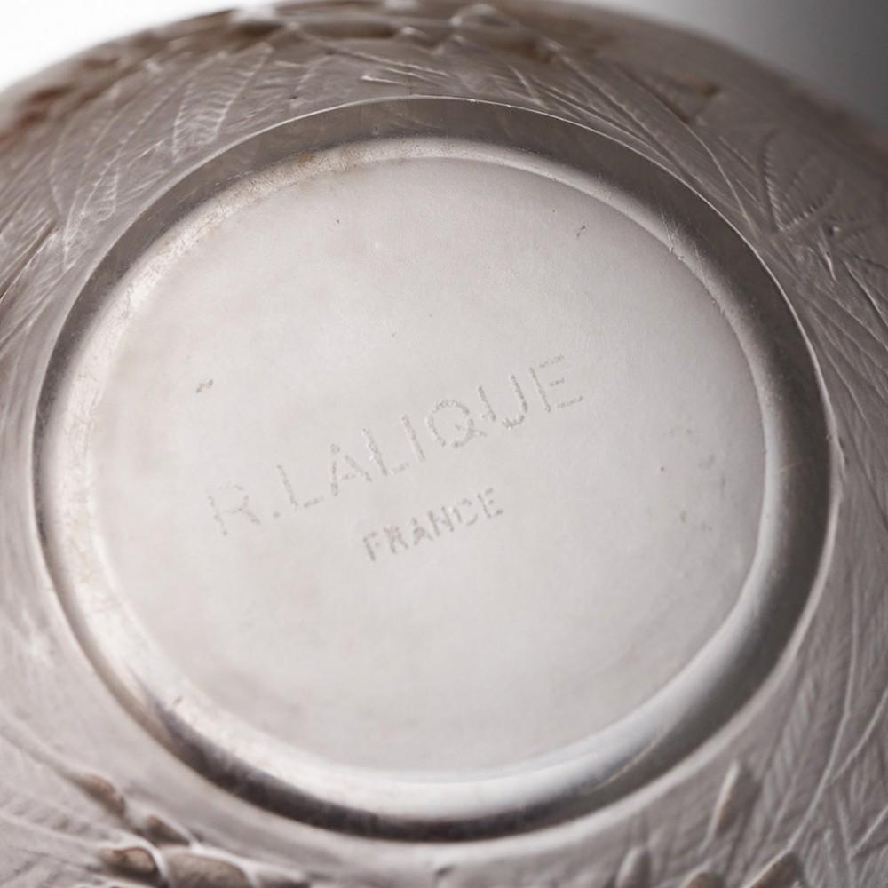 20th Century Rene Lalique Esterel Vase Marcilhac 941 Designed 1923
