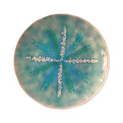 Vintage A Monumental Enamel Charger by Bovano