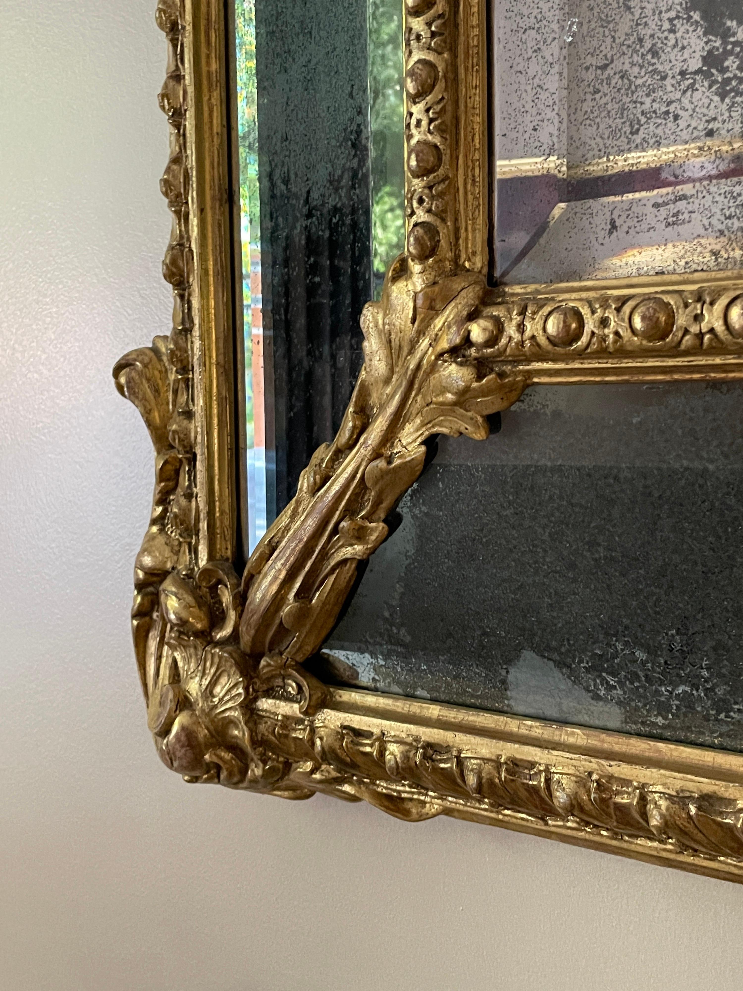 french panel mirror