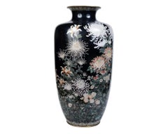 Monumentale japanische Cloisonne-Emaille-Vase, Hayashi Kodenji zugeschrieben