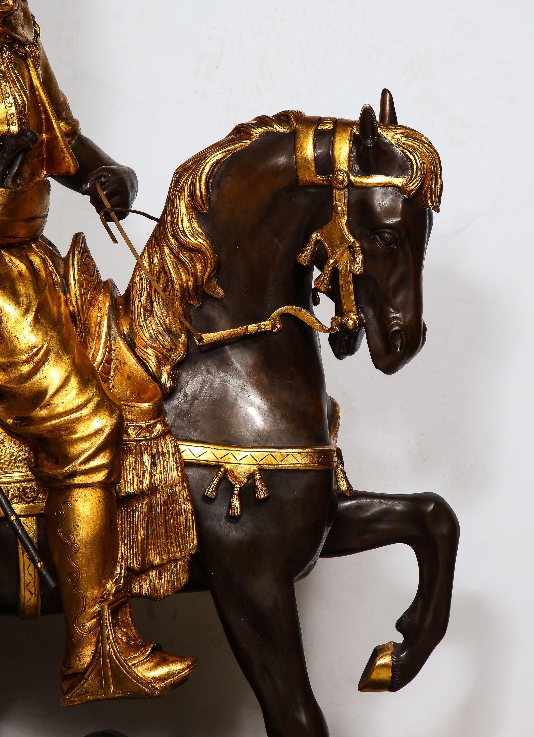 bronze cavalier statue