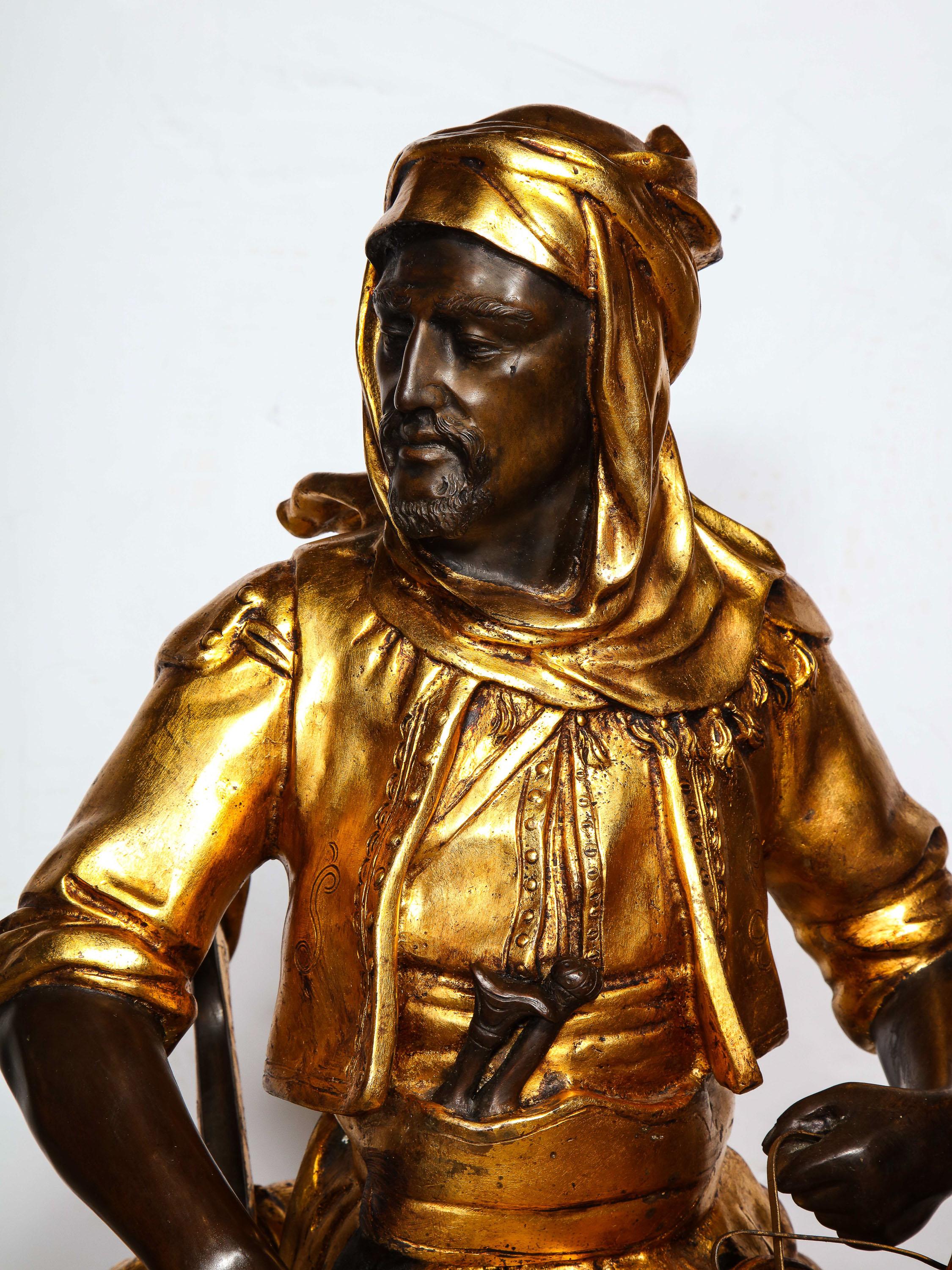 Monumental Orientalist Bronze Sculpture 