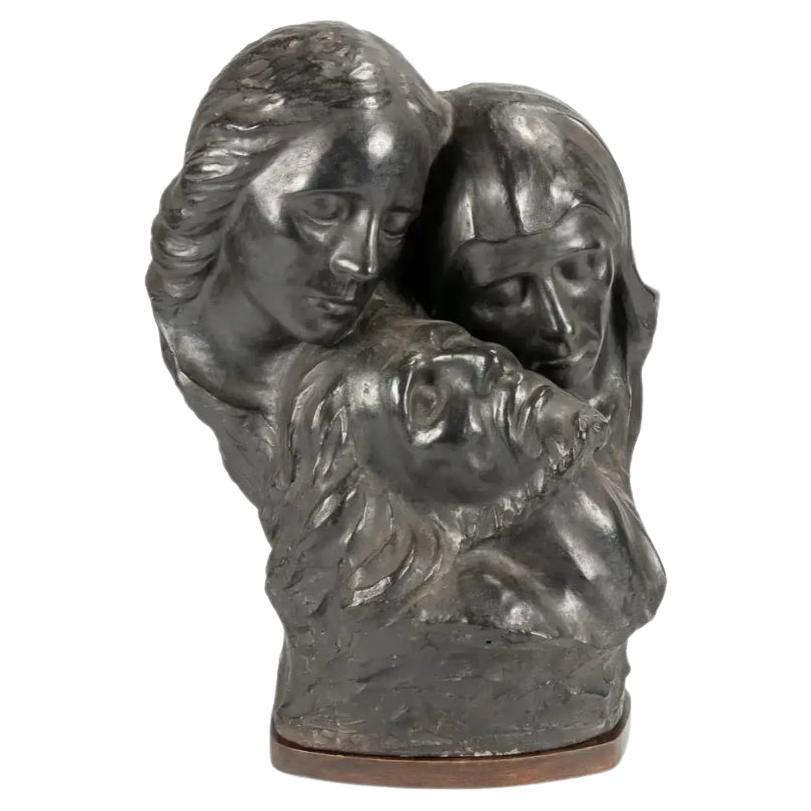 A Monumental Bust Sculpture of the The Holy Family, Child Jesus Christ For Sale