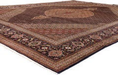 Ein mondbeschienener Herati-Hof: Vintage Persisch Tabriz Meisterwerk von zeitlosem Prestige