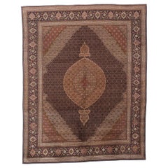 Ein mondbeschienener Herati-Hof: Vintage Persisch Tabriz Meisterwerk von zeitlosem Prestige