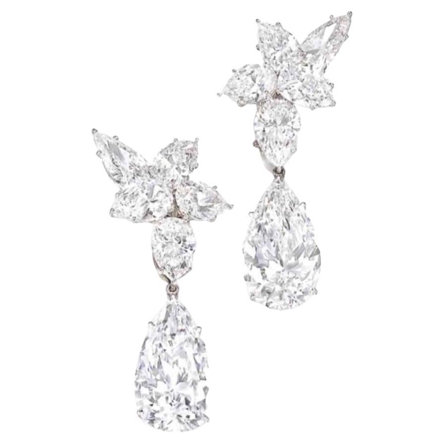 Morcha Diamond Earrings, D Internally Flawless Collection For Sale