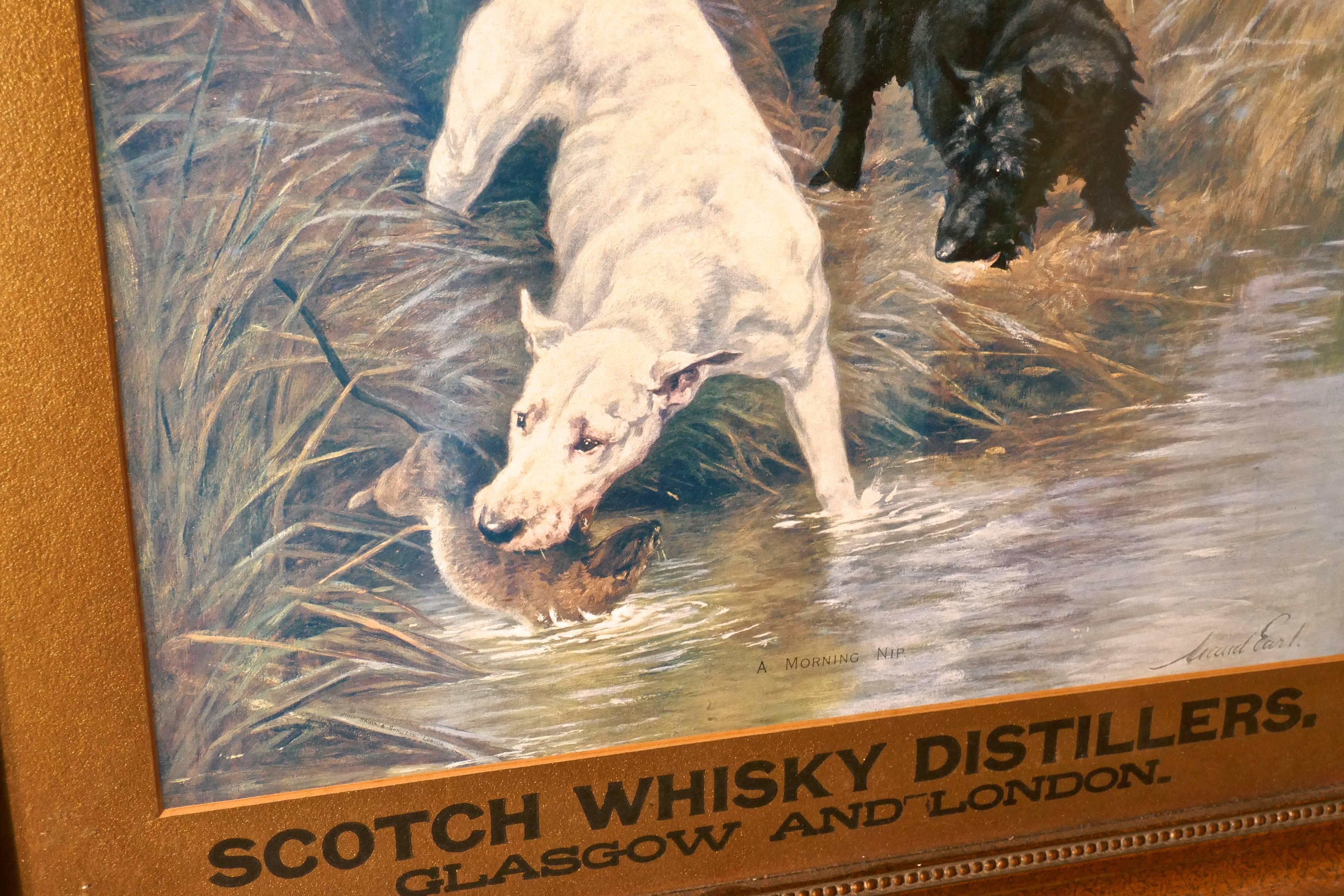 Victorian Morning Nip, Original Framed Advertising Print for Buchanan’s Whisky