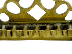 A Polish Brass Hanukkah Lamp, 19th Century