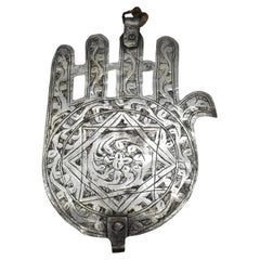 Hamsa en argent du Maroc Circa 1900