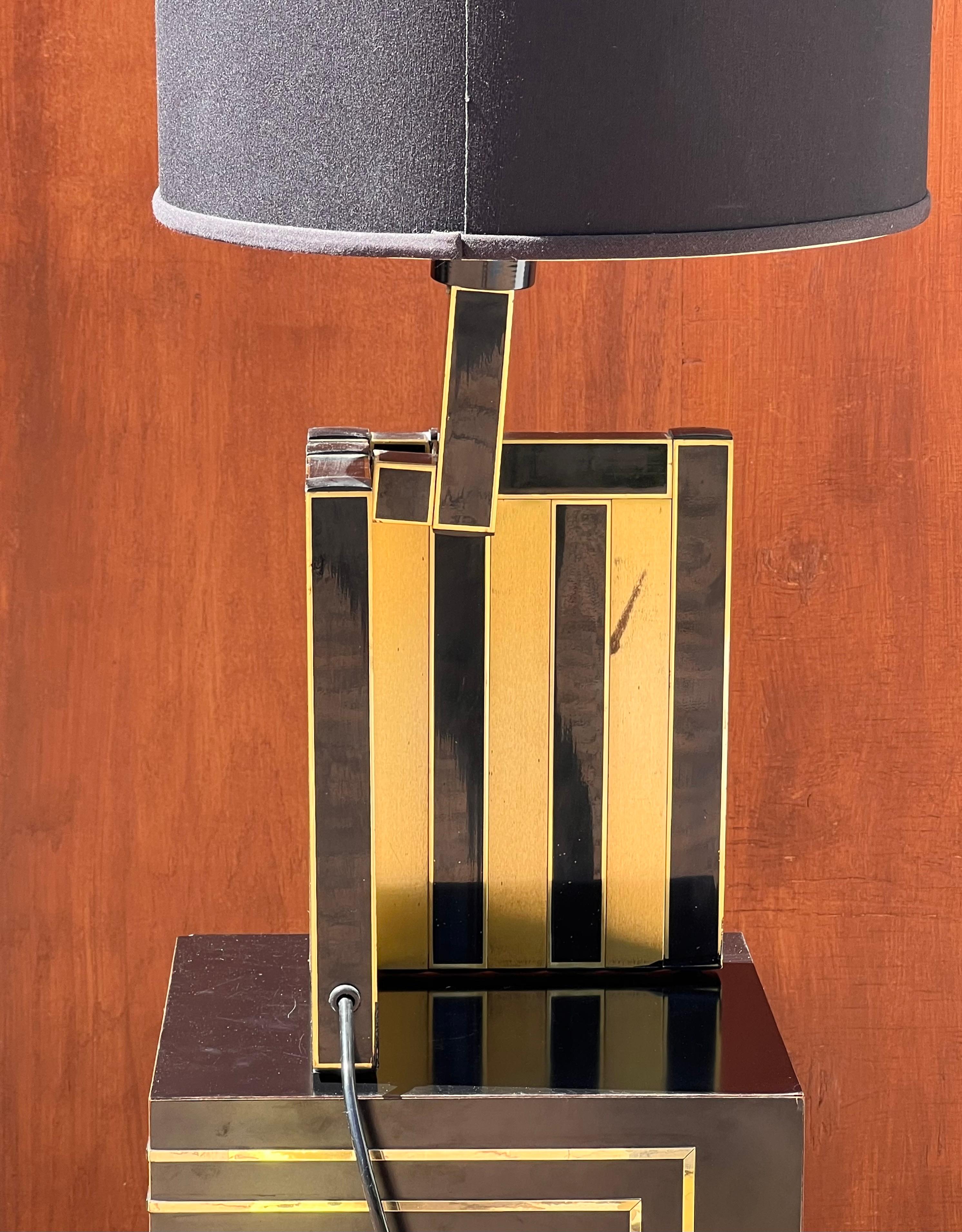 A mosaic table lamp by BD Lumica, signed, circa 1970 For Sale 3