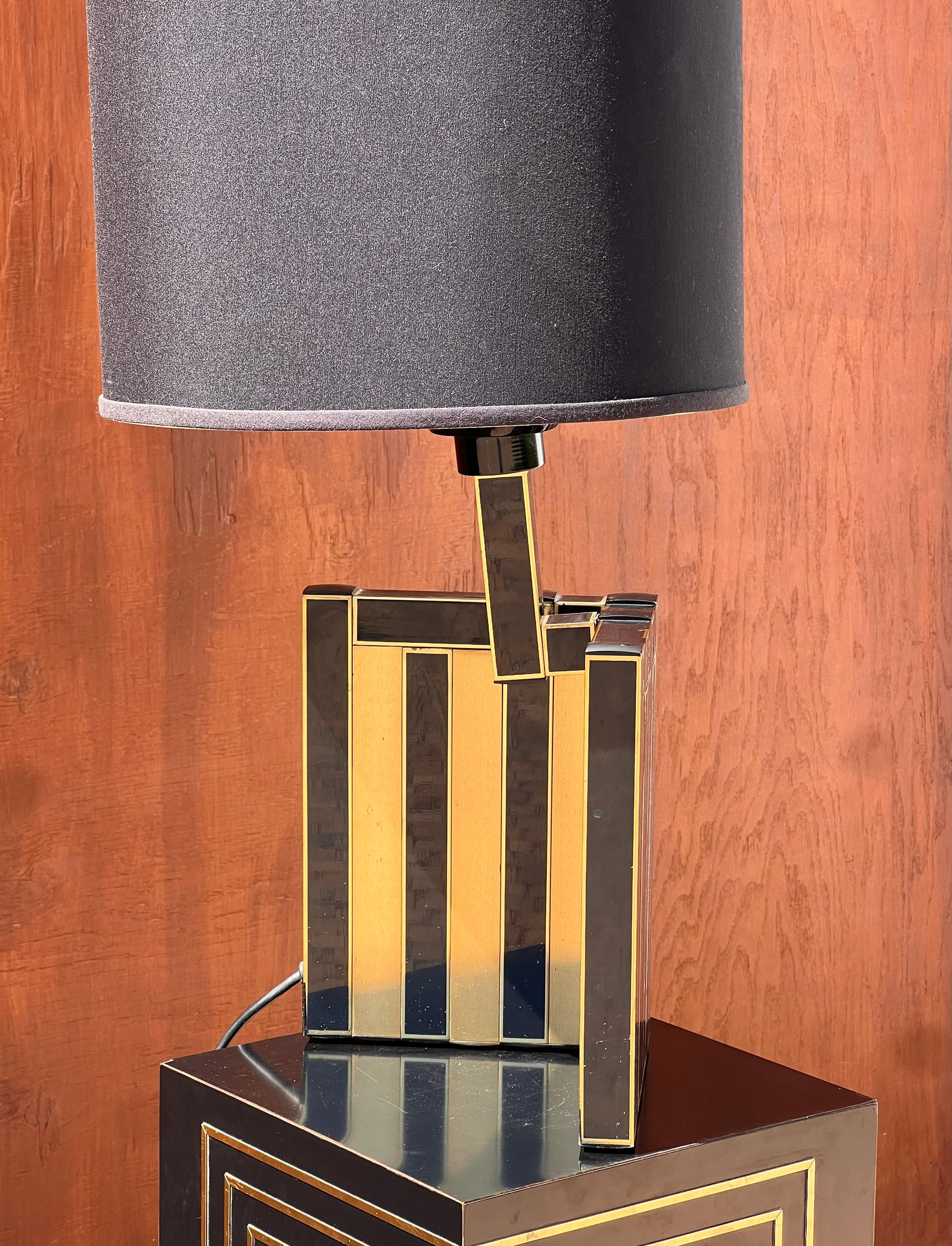 A mosaic table lamp by BD Lumica, signed, circa 1970 For Sale 10
