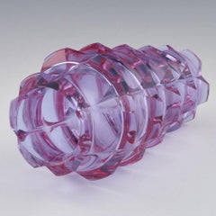 A Moser Neodymium Dichroic Vase, c1935