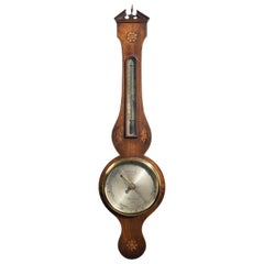 Most Attractive George III Period Mahogany Barometer by Prada and Company of