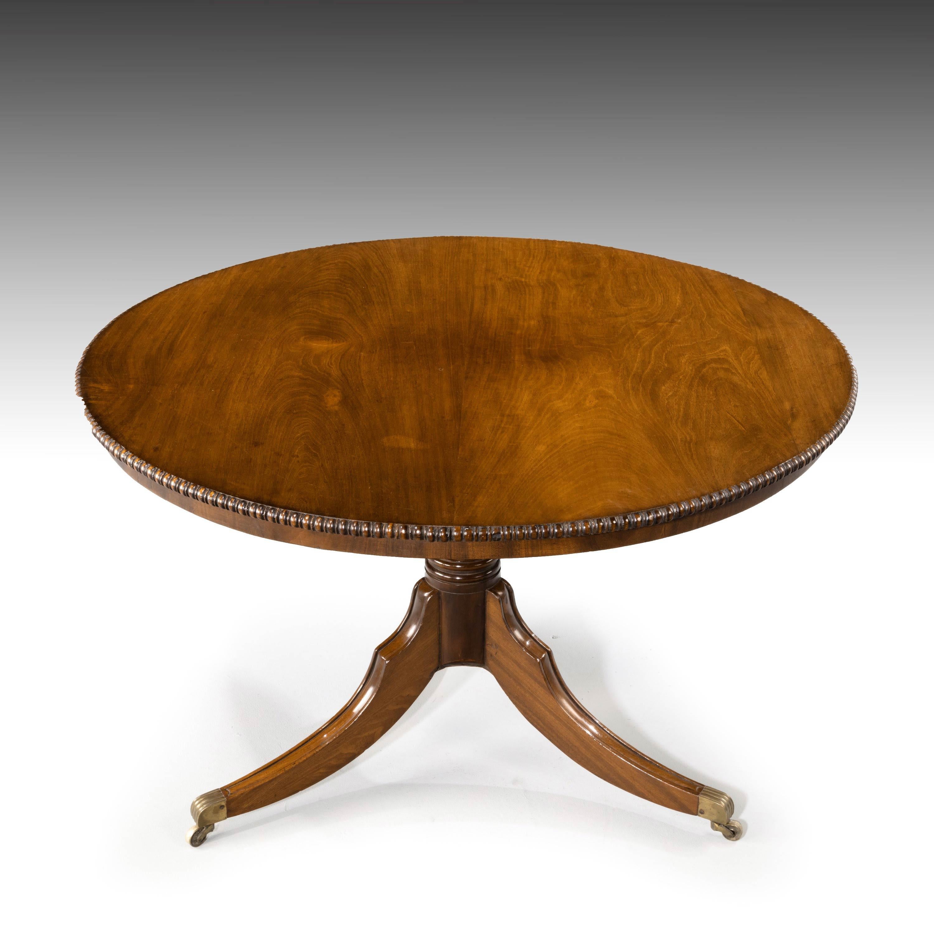 English Most Attractive Regency Period Tilt-Top Dining Table