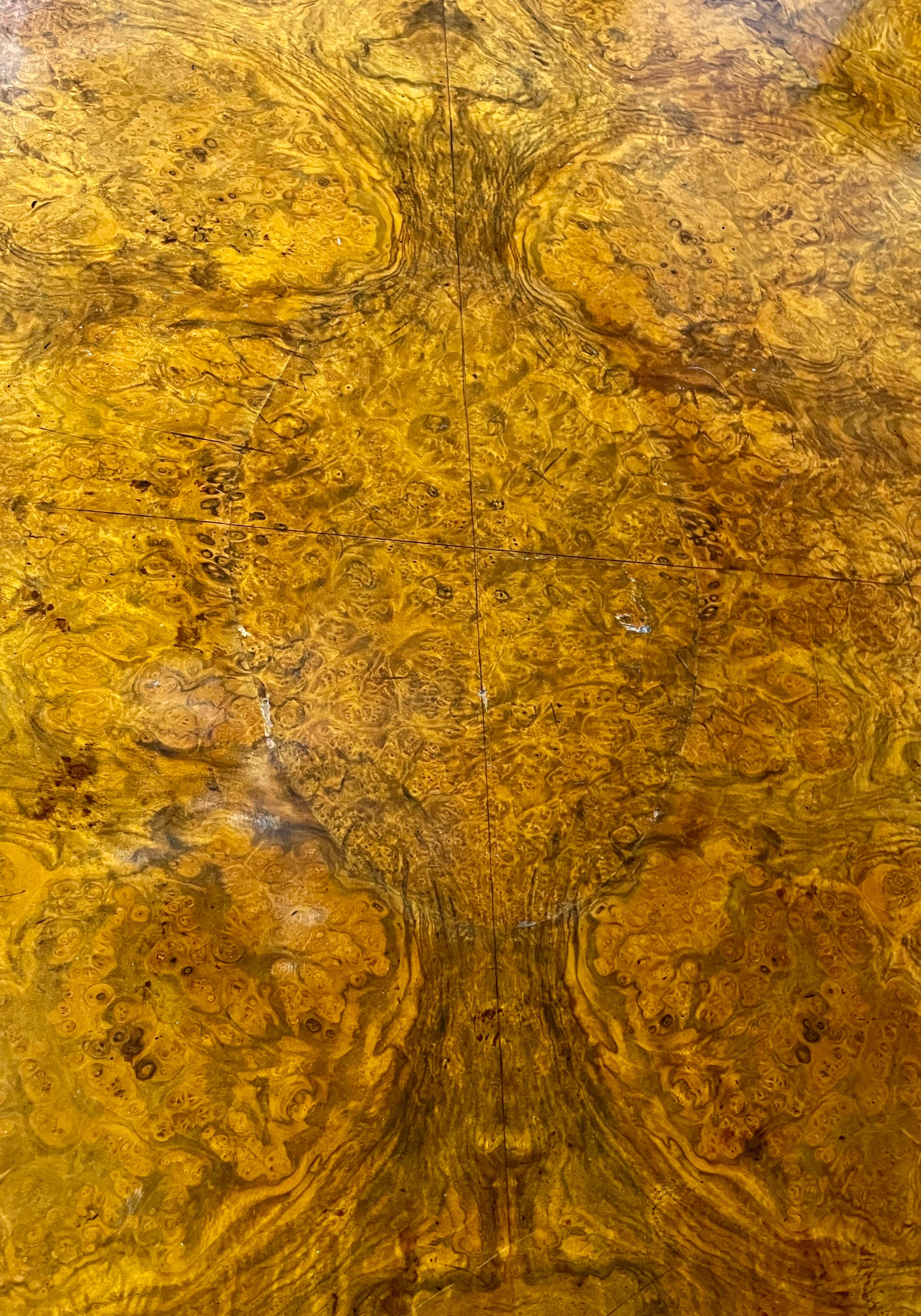 Carved A Most Fabulous Antique English Burr Walnut Shaped Tilt-Top Loo or Centre Table For Sale