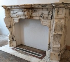 Most Stunning Serrevezza Marble Chimneypiece