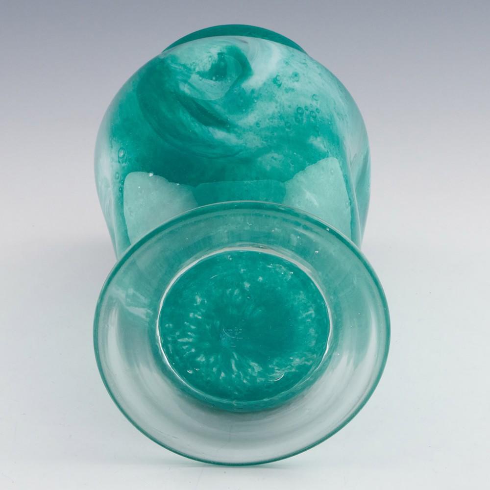 Mottled Gray-Stan Glass Vase C1930 4