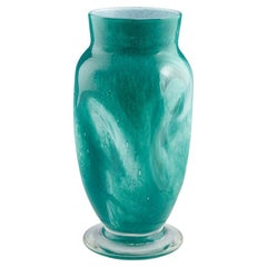 Mottled Gray-Stan Glass Vase C1930