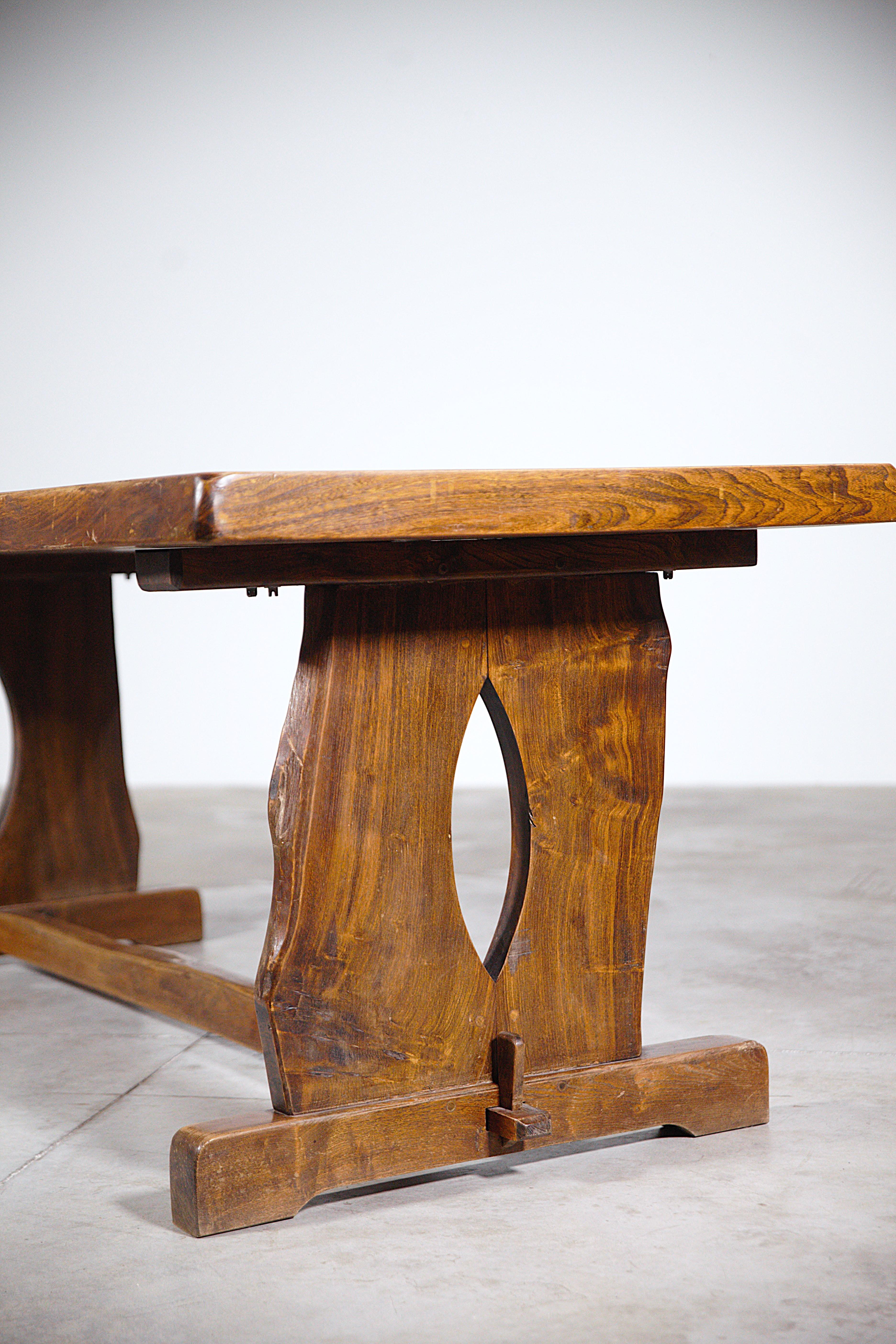 A Mountain Dining Table by Aranjou France 1970's For Sale 6