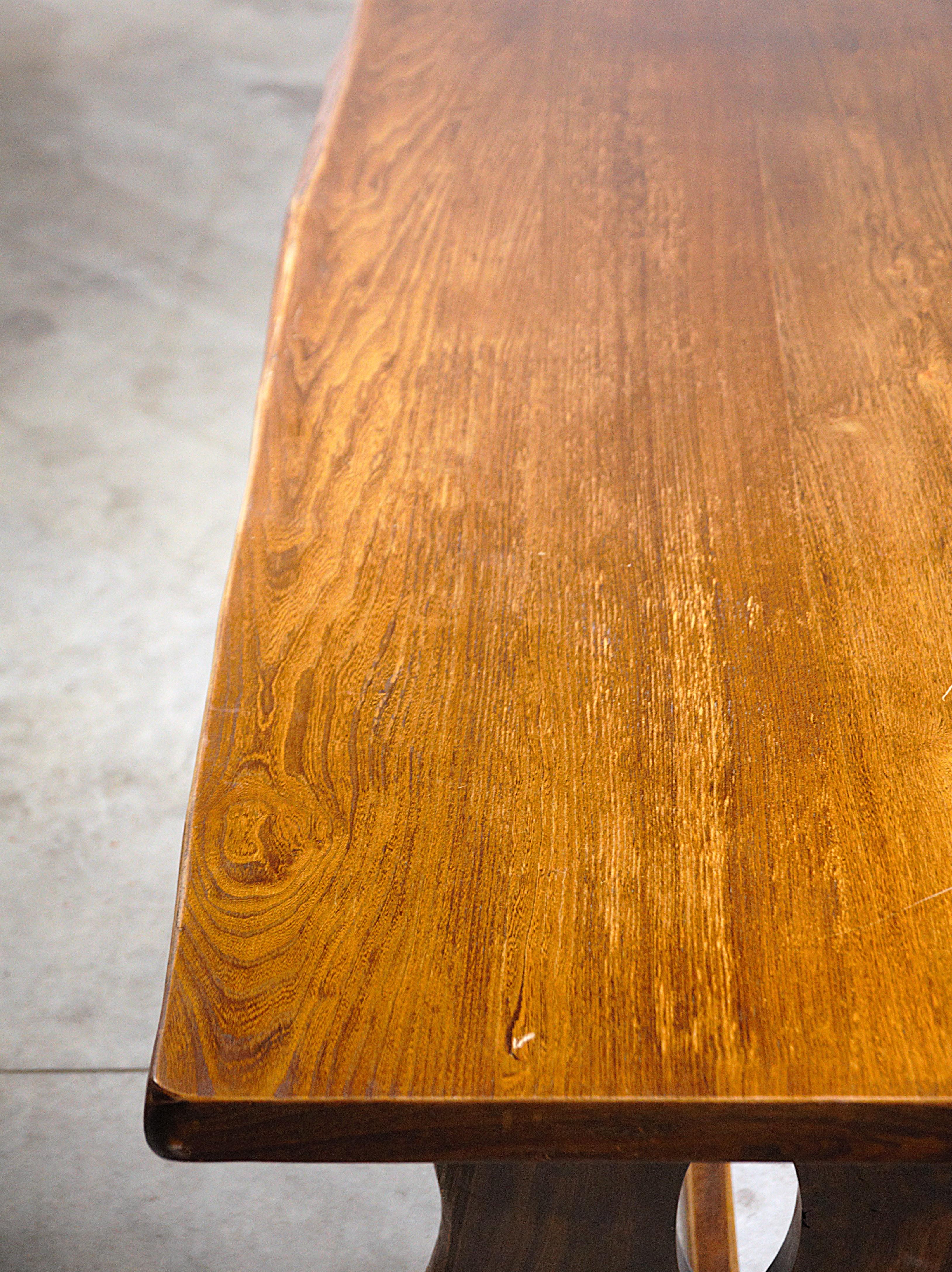A Mountain Dining Table by Aranjou France 1970's For Sale 10