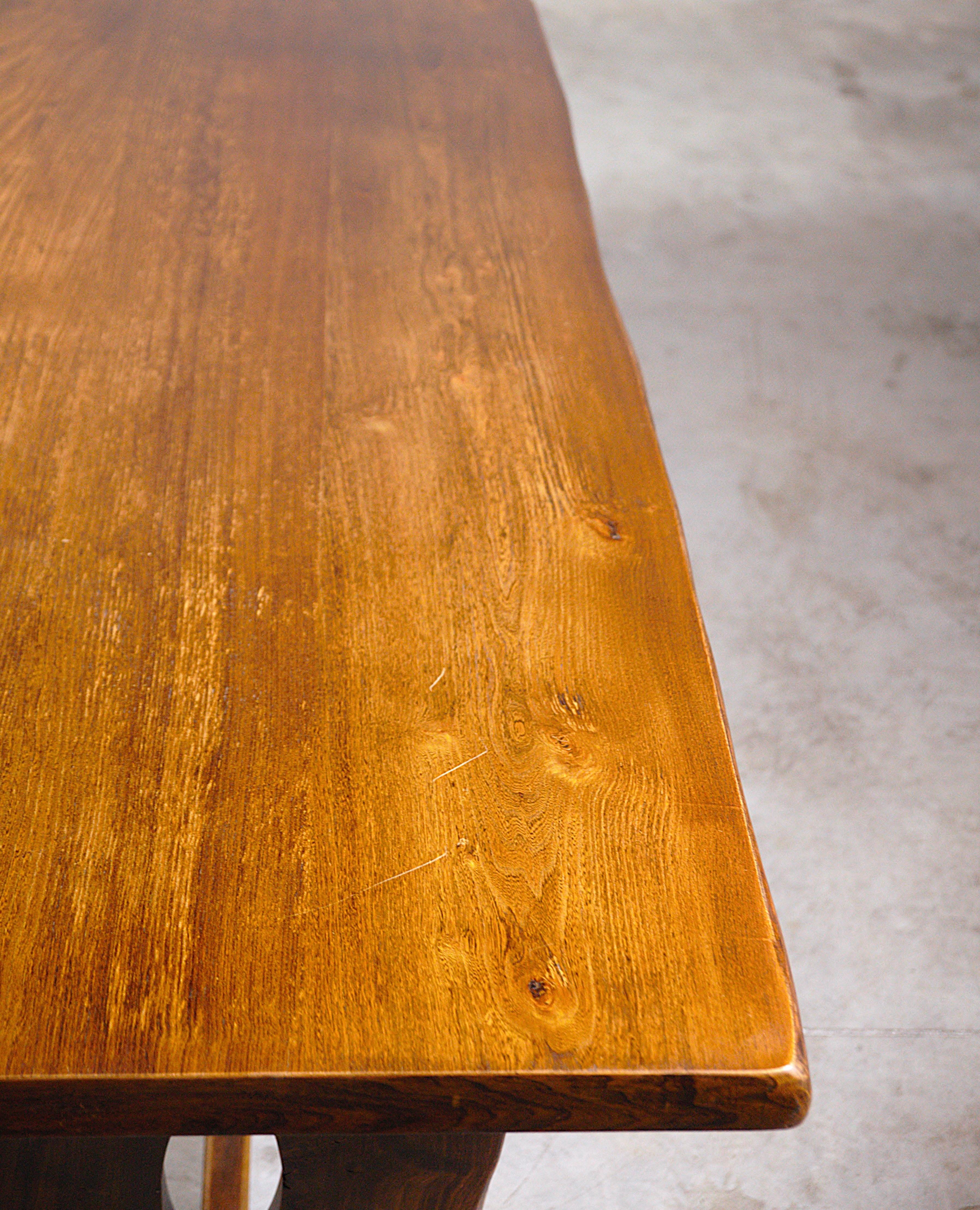 A Mountain Dining Table by Aranjou France 1970's For Sale 11