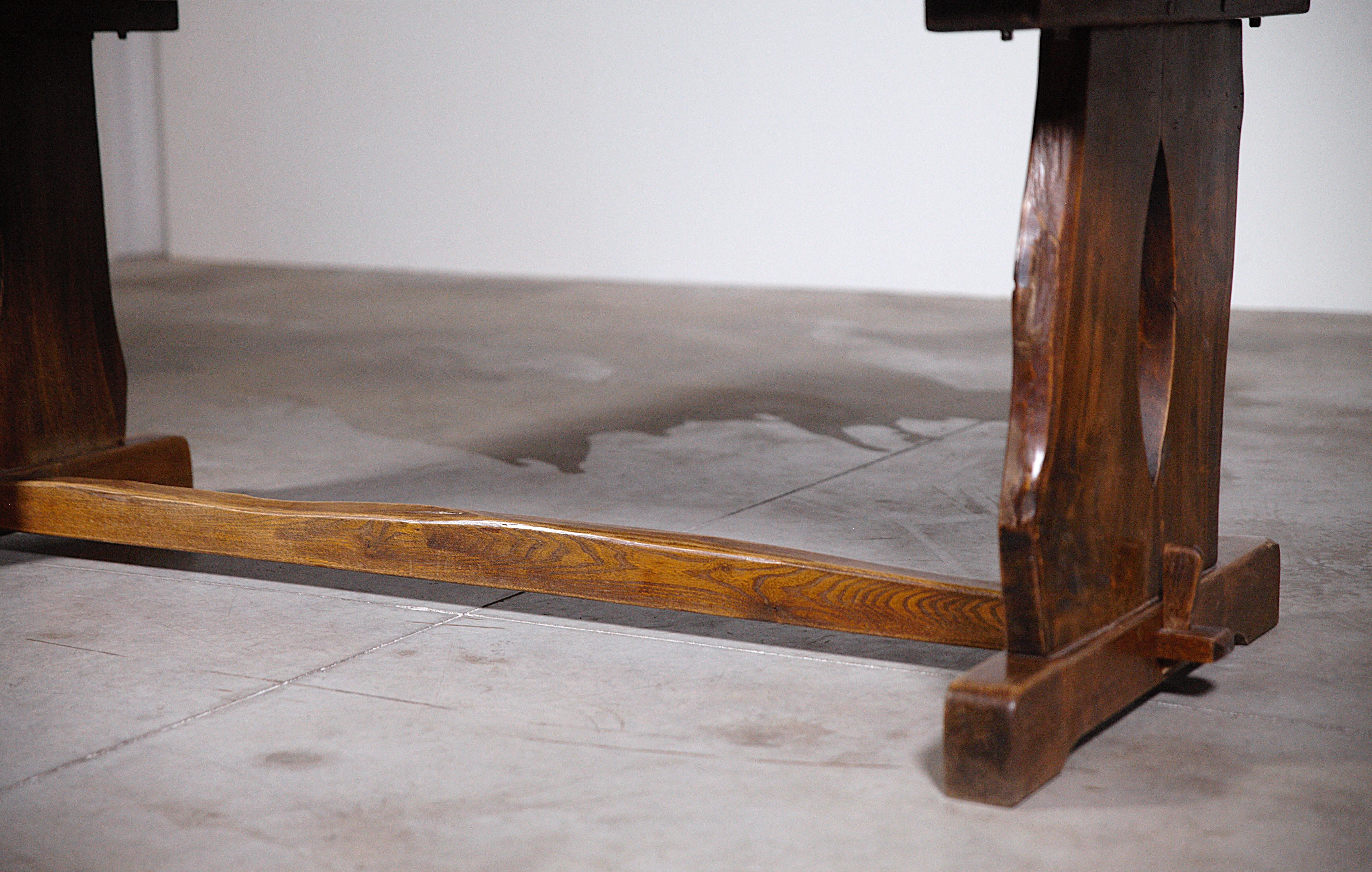 A Mountain Dining Table by Aranjou France 1970's For Sale 2