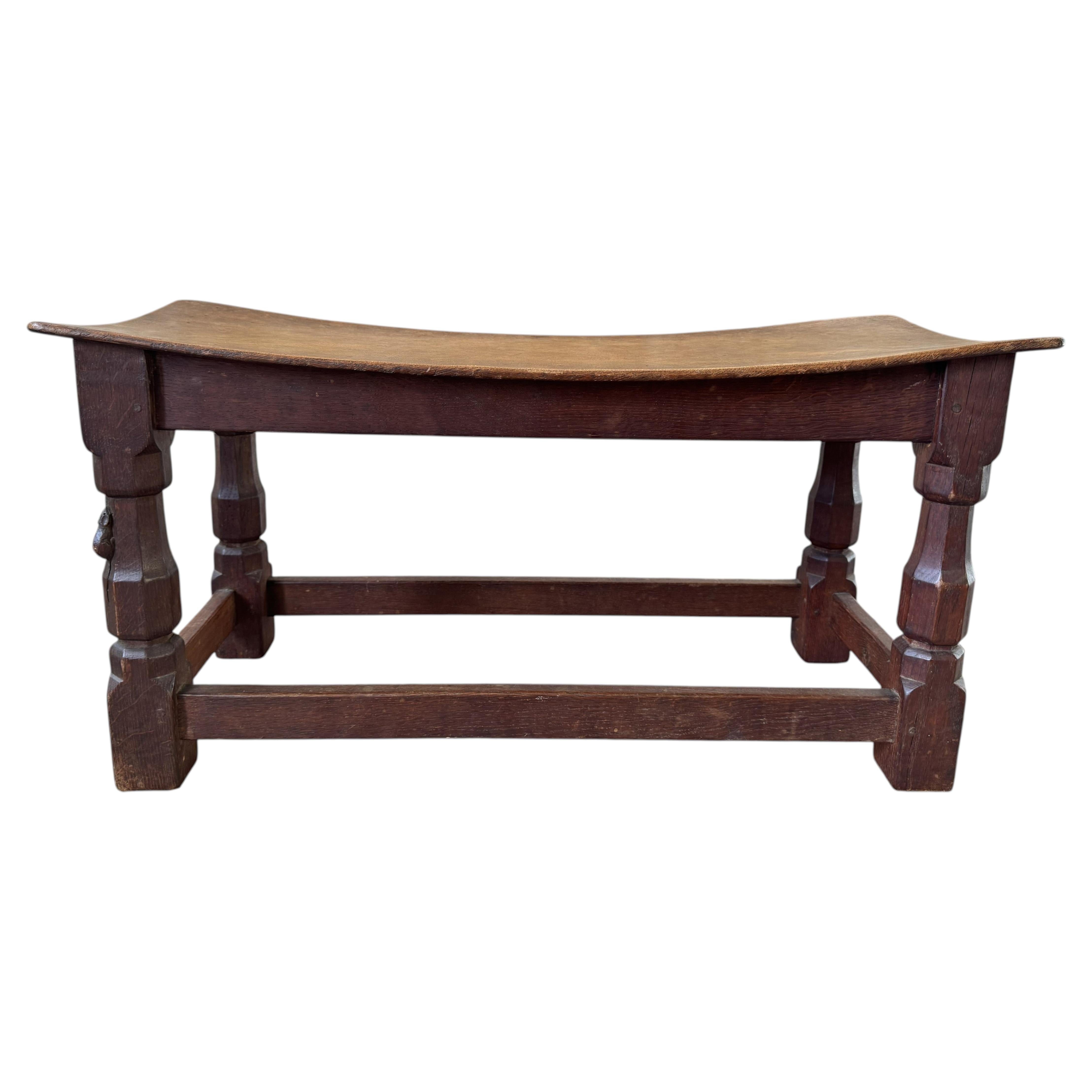 A Mouseman Stool For Sale