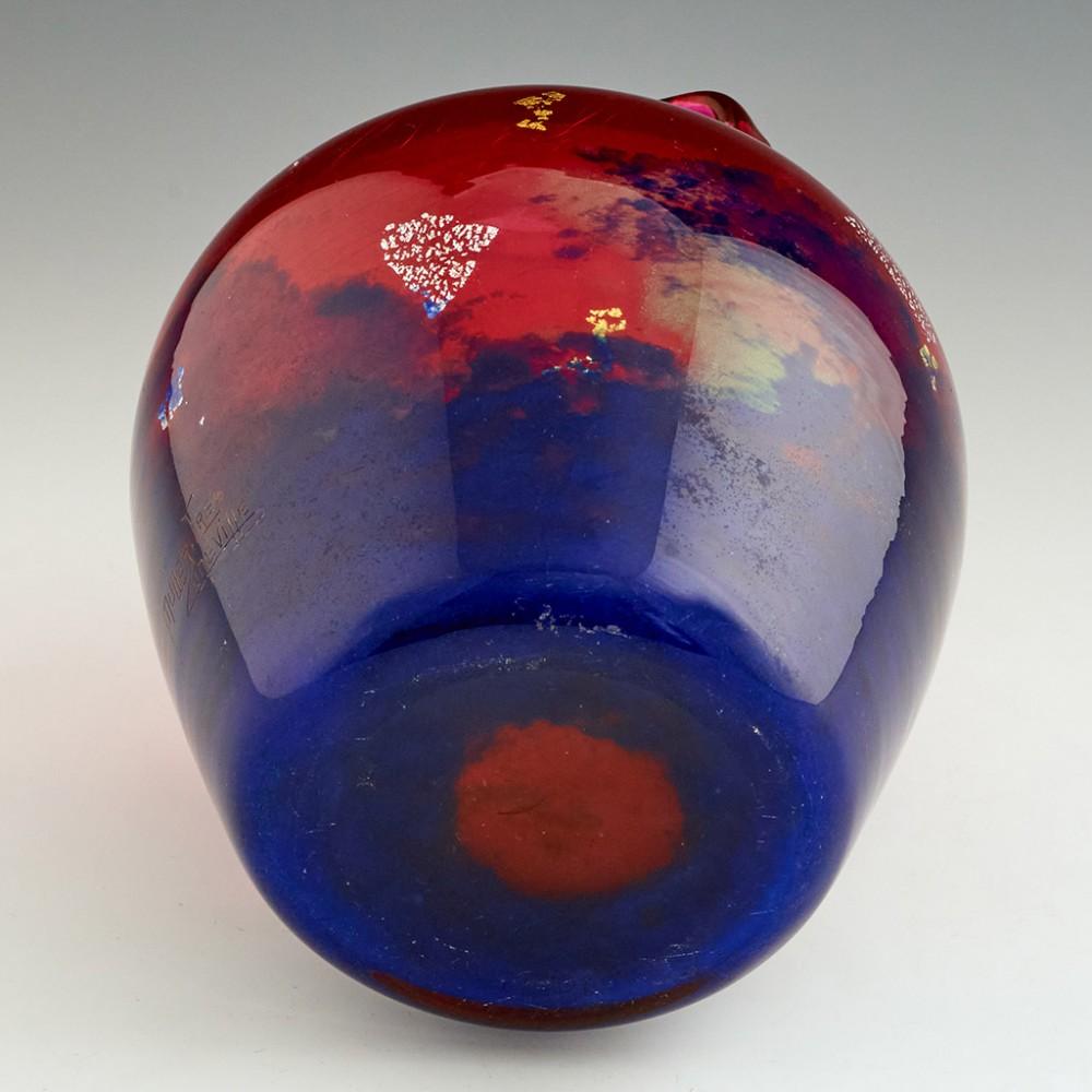 Glass A Muller Freres Amphora Vase, c1925 For Sale