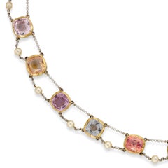 Multi Colour Sapphire Necklace