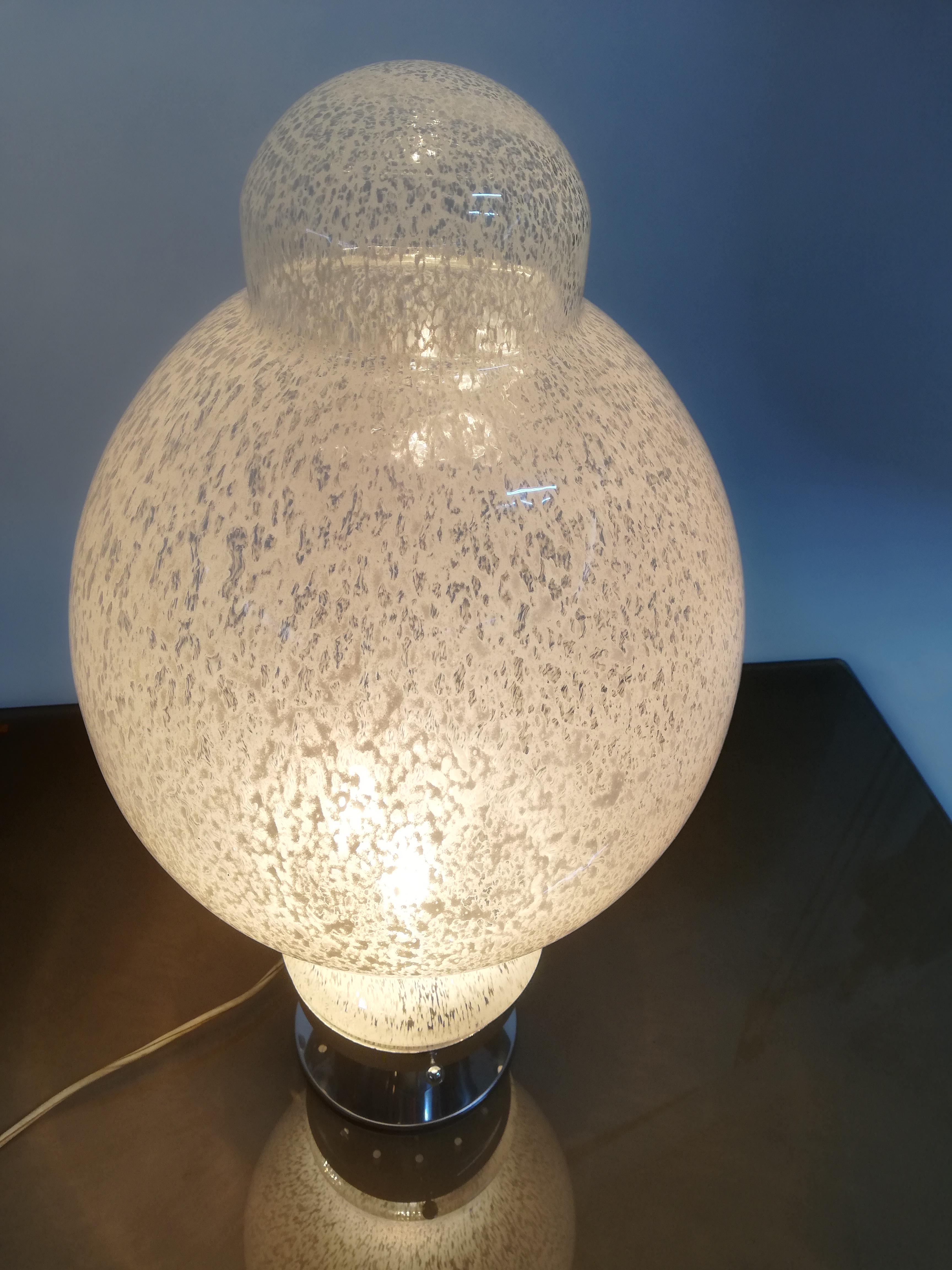 Murano Blown Glass Table Lamp in the Style of Carlo Nason for Mazzega For Sale 5