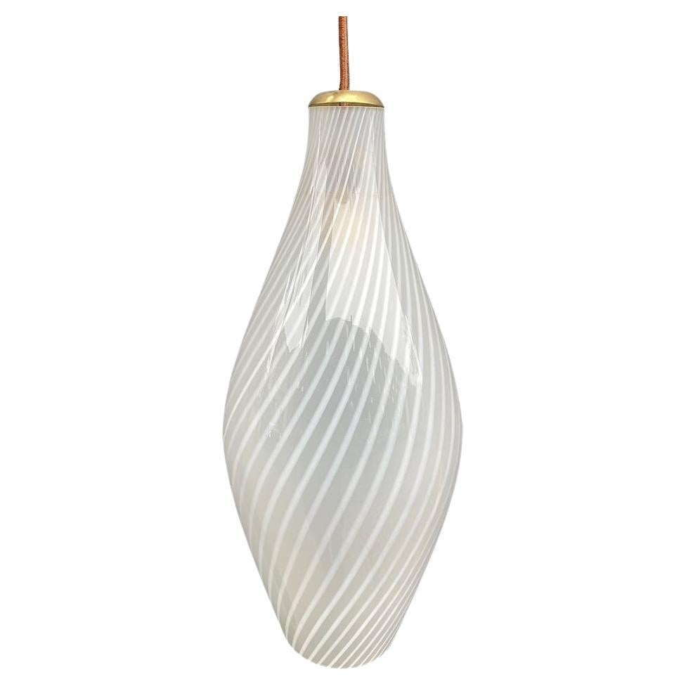 A Murano glass pendant light by Aloys Gangkofner for Peill & Putzler. For Sale