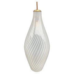 Vintage A Murano glass pendant light by Aloys Gangkofner for Peill & Putzler.