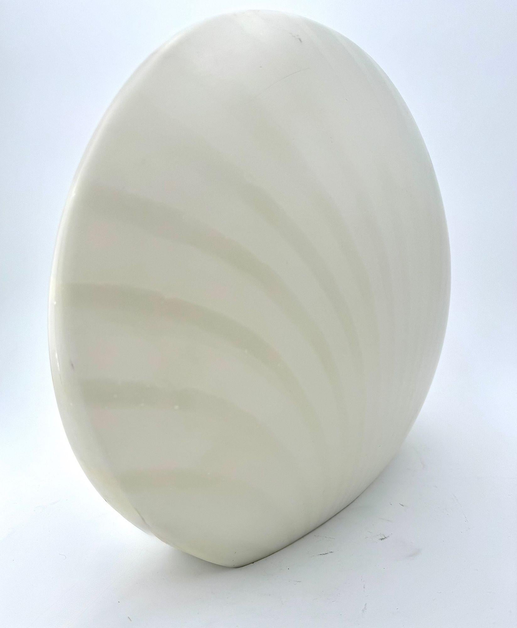 A Murano glass shell lamp by Peill and Putzler 1