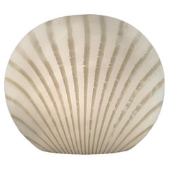 A Murano glass shell lamp by Peill and Putzler