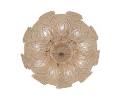 A Murano Graniglia Glas Flush Mount
