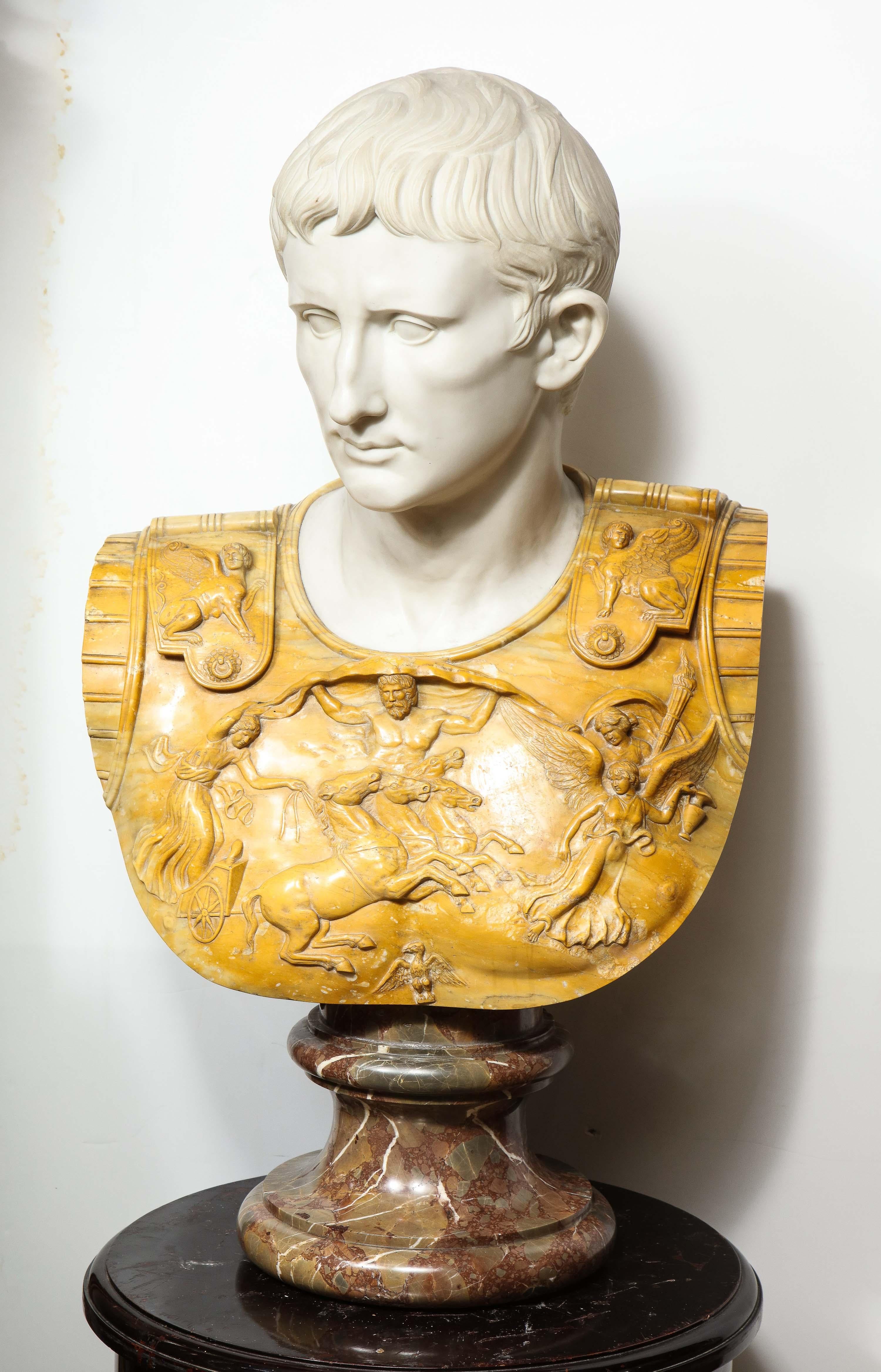 bust of emperor augustus