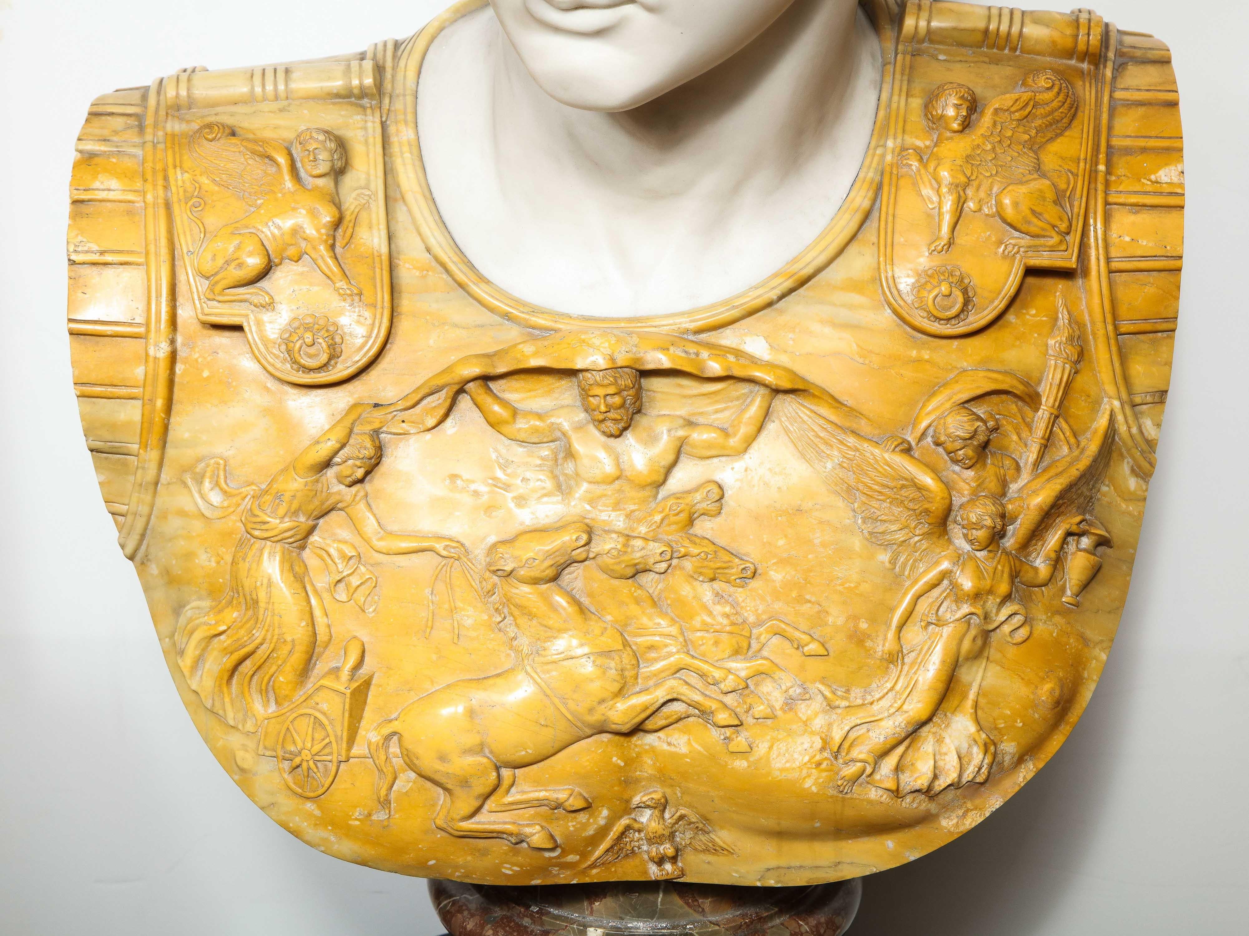 caesar marble bust