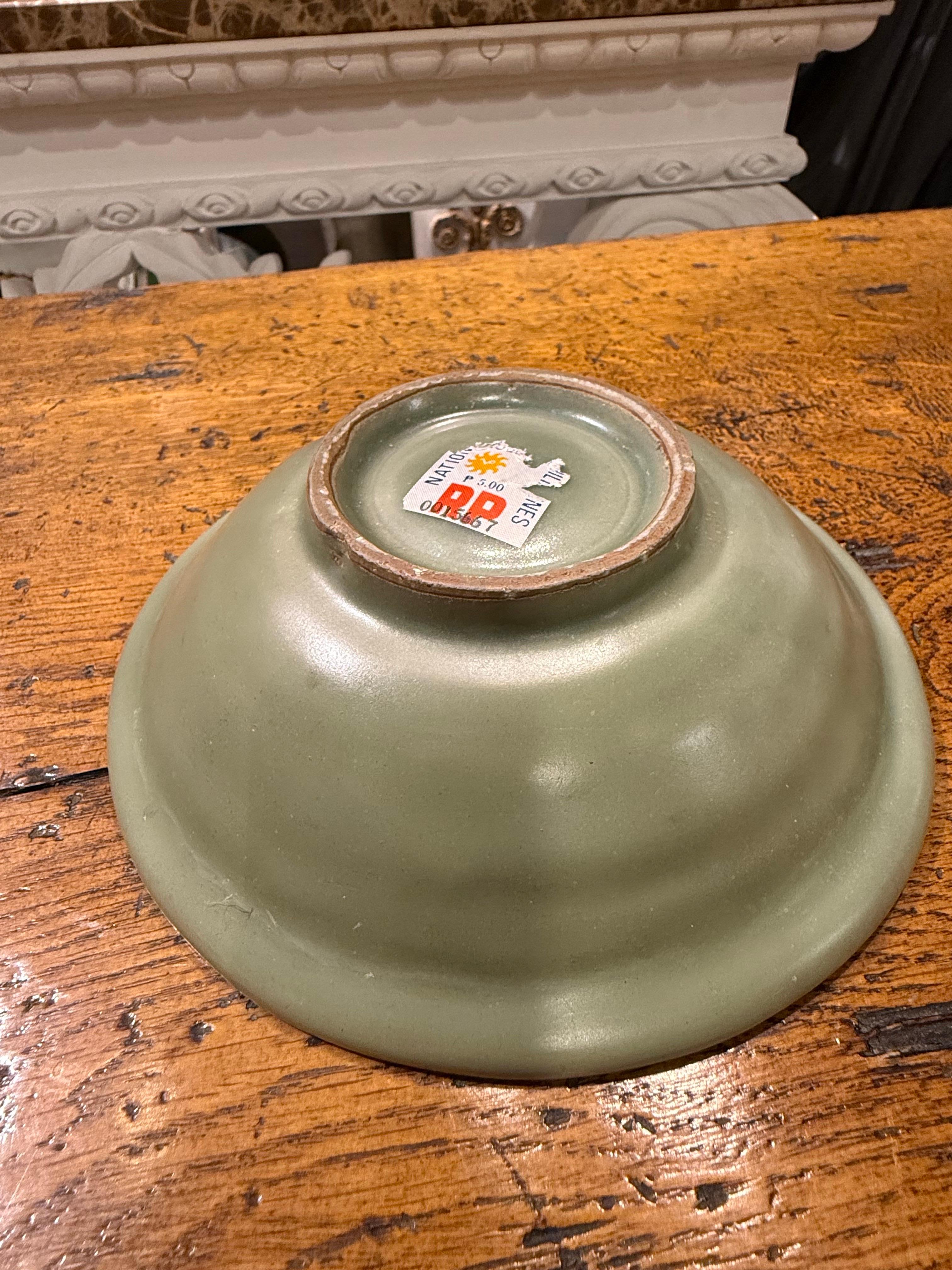 A Museum Quality Chinese Longquan Twin Fish Celadon Glazed Bowl, Song Dynasty For Sale 3