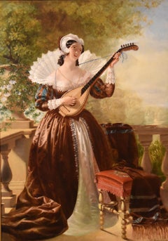 "A Musical Interlude" Oil Painting by John Morgan