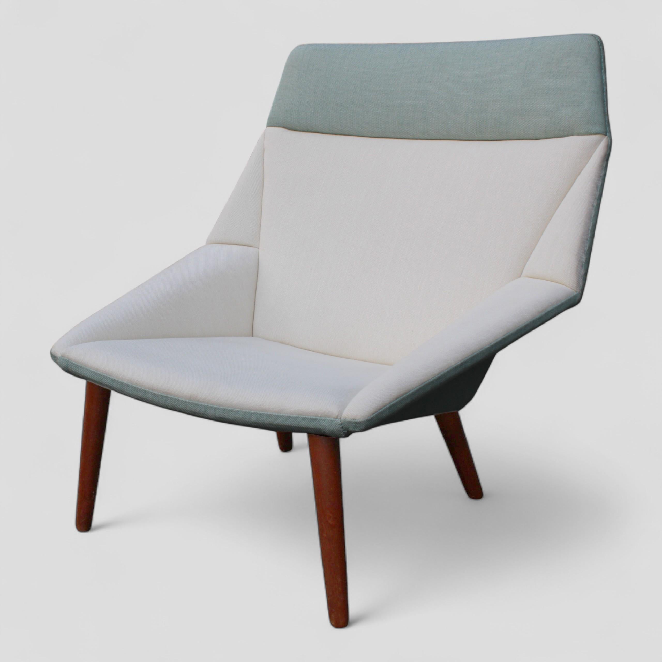 Ein Nanna & Joergen Ditzel 1955 vintage polyedrischer Sessel von Søren Willadsen im Angebot 2