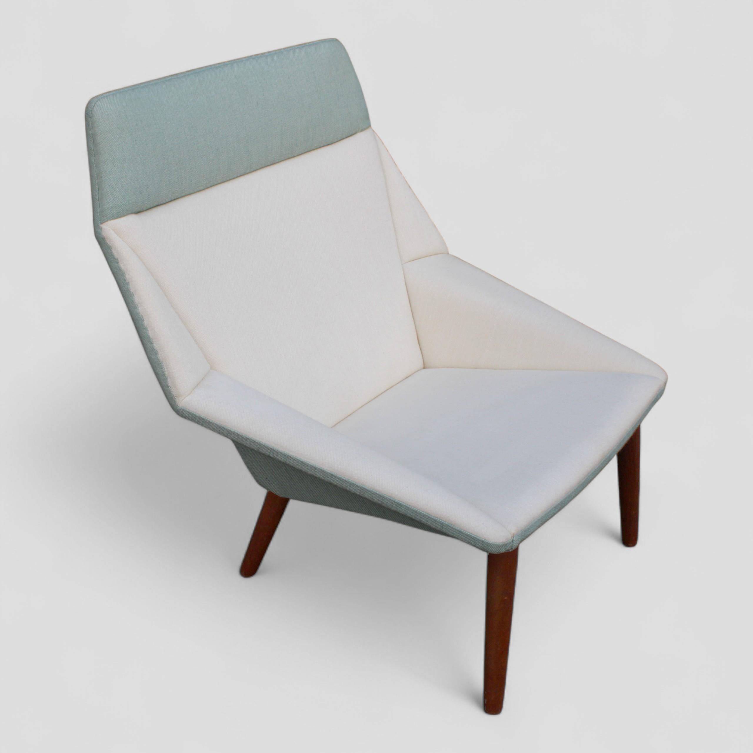 Ein Nanna & Joergen Ditzel 1955 vintage polyedrischer Sessel von Søren Willadsen im Angebot 5