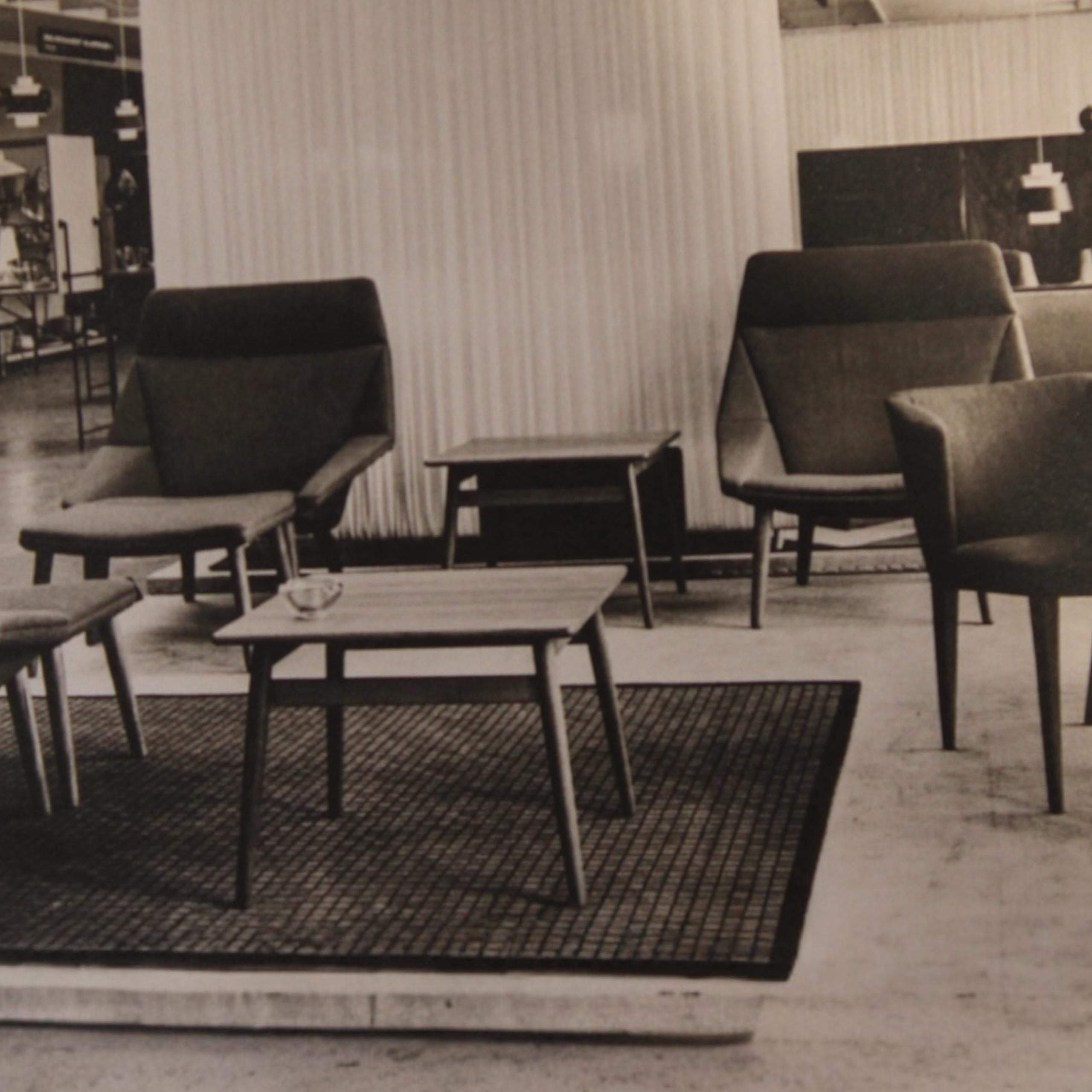 Ein Nanna & Joergen Ditzel 1955 vintage polyedrischer Sessel von Søren Willadsen im Angebot 7