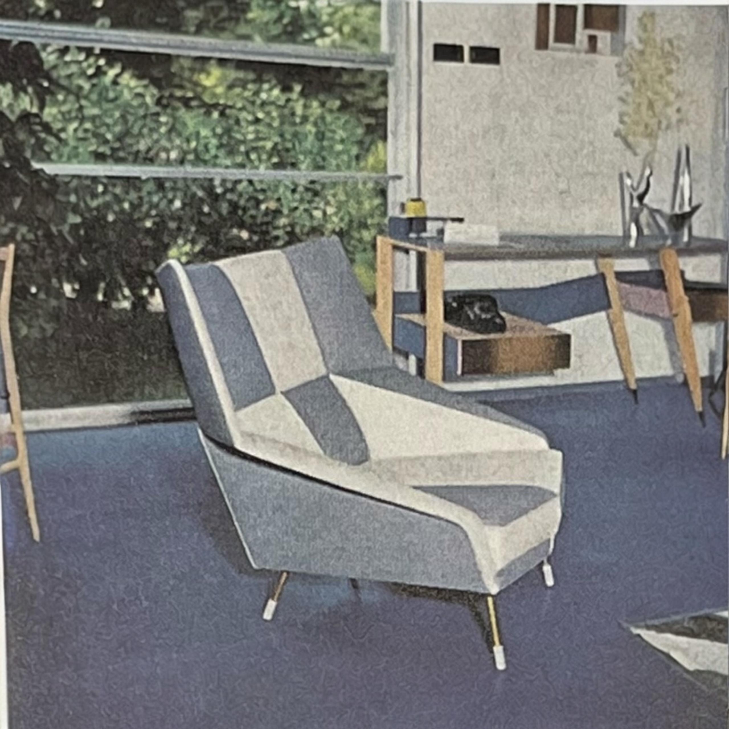 Ein Nanna & Joergen Ditzel 1955 vintage polyedrischer Sessel von Søren Willadsen im Angebot 8