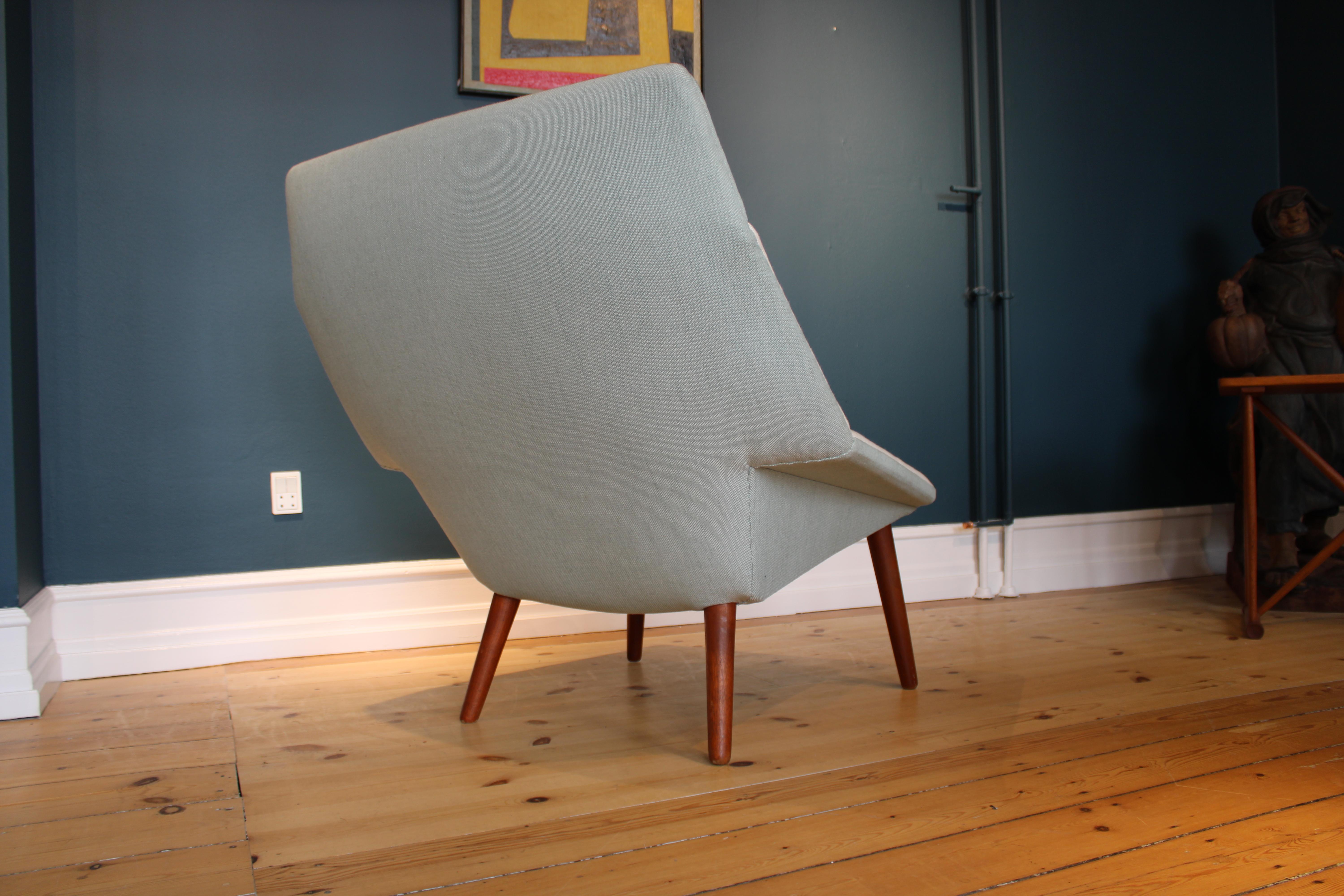 Ein Nanna & Joergen Ditzel 1955 vintage polyedrischer Sessel von Søren Willadsen im Angebot 11