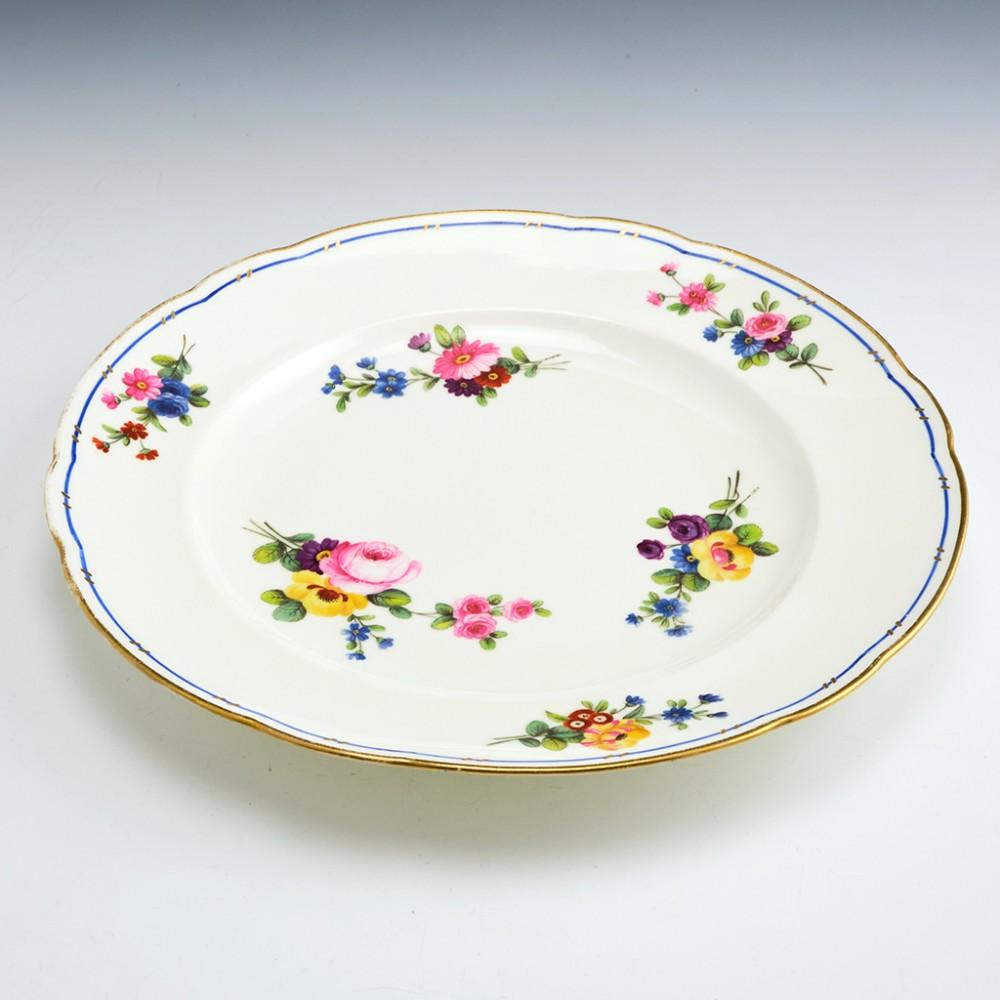 George IV Nantgarw Porcelain Plate, circa 1820